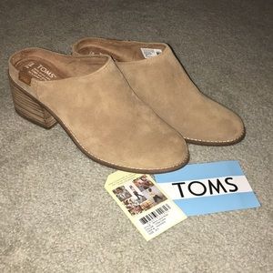 TOMS Suede Leila Mule 8.5